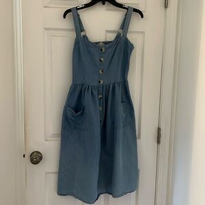 J Gee Lightweight Denim Midi Dress